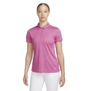 NWT TPC Boston NikeGolf Tour Performance Dri-Fit Ladies Shirt - M, Scalloped Hem